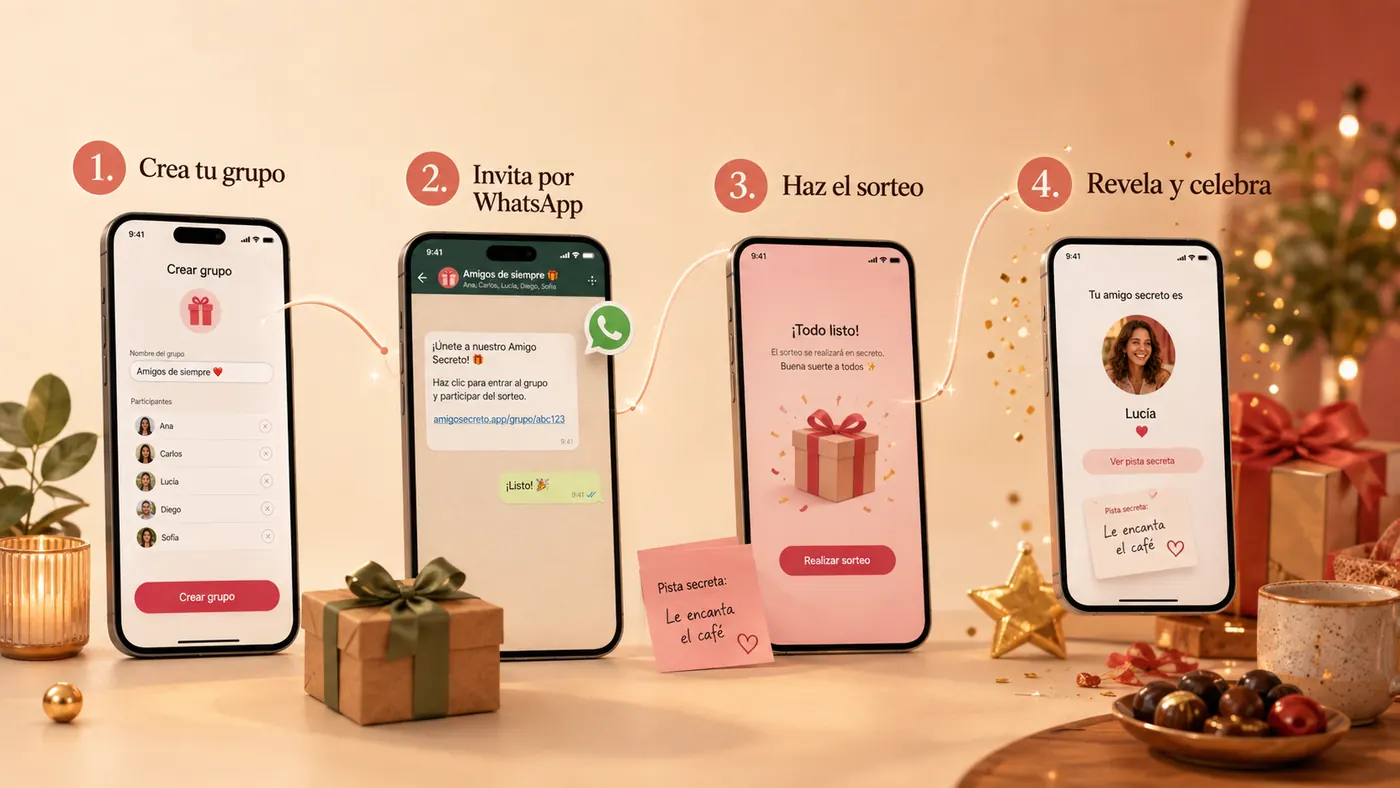 Cómo organizar Amigo Secreto online en cuatro pasos